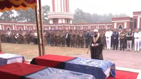 সুদানে শহীদ ৬ শান্তিরক্ষীর জানাজা সম্পন্ন