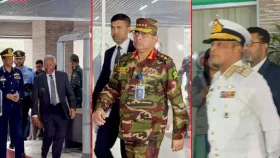 তিন বাহিনী প্রধানের সঙ্গে সিইসির বৈঠক