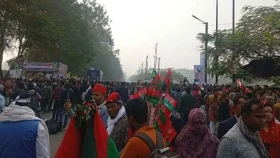 তারেক রহমানের আগমন ঘিরে জিয়া উদ্যানে নেতাকর্মীদের ঢল