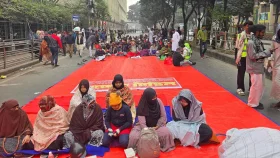 তারেক রহমানের জন্য আপাতত শাহবাগ ছাড়লো ইনকিলাব মঞ্চ