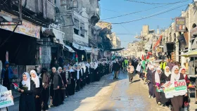 ৫০০ হাফেজকে গাজায় সংবর্ধনা