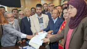 ফেনী-১ আসনে খালেদা জিয়ার পক্ষে মনোনয়নপত্র জমা