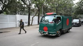 সংসদের দক্ষিণ প্লাজায় পৌঁছেছে খালেদা জিয়ার মরদেহ