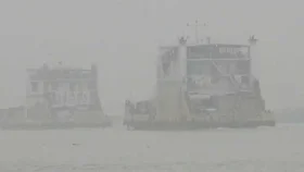 শরীয়তপুর&ndash;চাঁদপুর রুটে ফেরি চলাচল বন্ধ