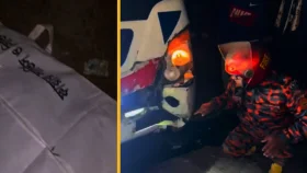 মাওয়া এক্সপ্রেসওয়েতে বাসের ধাক্কায় নিহত ২