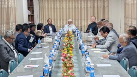 জামায়াত আমিরের সঙ্গে মার্কিন শিক্ষাবিদ ড. গর্ডন ক্লিংগেনশমিটের সাক্ষাৎ