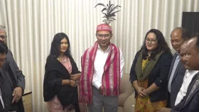 তারেক রহমানের সঙ্গে ক্ষুদ্র নৃ-গোষ্ঠী প্রতিনিধি দলের সাক্ষাৎ