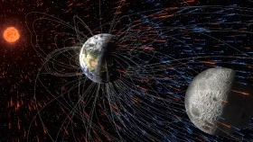 পৃথিবীর বায়ুমণ্ডলের কণা &lsquo;গিলে&rsquo; নিচ্ছে চাঁদ