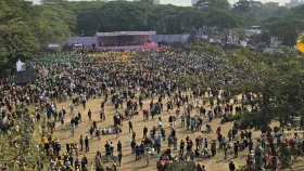 বিএনপি&rsquo;র প্রথম নির্বাচনি সমাবেশ শুরু