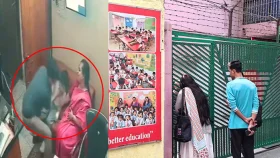 স্কুলটিতে তালা ঝুলিয়ে গা ঢাকা দিয়েছে কর্তৃপক্ষ