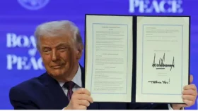 'বোর্ড অব পিস' গঠনের ঘোষণা ট্রাম্পের, সদস্য হতে গুনতে হবে ১০০ কোটি ডলার