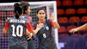 মালদ্বীপকে ১৪ গোলে উড়িয়ে সাবিনাদের শিরোপা জয়