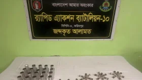 পুলিশের লুট হওয়া গ্রেনেডসহ বিপুল গোলাবারুদ উদ্ধার