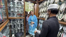 তারেক রহমানের পক্ষে জাইমা রহমানের গণসংযোগ&nbsp;