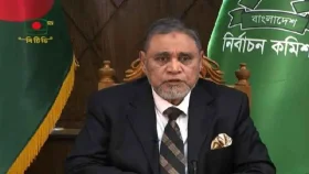 নির্বাচনের ফলাফলকে গণতান্ত্রিকভাবে মেনে নেওয়ার আহ্বান সিইসির