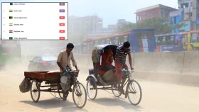 ঢাকার বাতাস আজ &lsquo;অস্বাস্থ্যকর&rsquo;