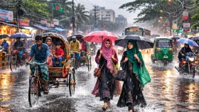 যেসব বিভাগে বজ্রবৃষ্টি হতে পারে আজ