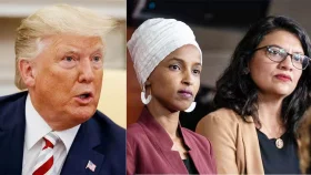 দুই মুসলিম এমপির ওপর ক্ষুব্ধ ট্রাম্প যা বললেন