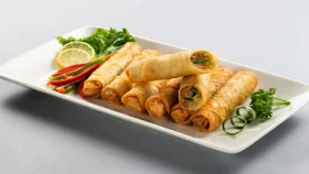 ঘরেই তৈরি করুন চিকেন ভেজিটেবল স্প্রিং রোল