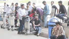 শাহজালাল বিমানবন্দরে ৫৪টি ফ্লাইট বাতিল