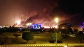 সৌদি তেল শোধনাগারে ইরানের ড্রোন হামলা