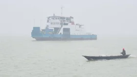 দৌলতদিয়া-পাটুরিয়া রুটে ফেরি চলাচল শুরু