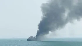 পারস্য উপসাগরে তেলবাহী ট্যাংকারে ইরানের ড্রোন হামলা