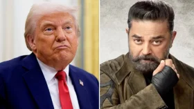 ট্রাম্পকে &lsquo;নিজের চরকায় তেল দেওয়ার&rsquo; পরামর্শ কমল হাসানের