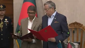 নতুন মন্ত্রী হিসেবে শপথ নিলেন টাঙ্গাইল-৮ আসনের এমপি