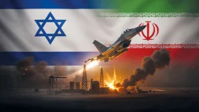 ইরানের পশ্চিমাঞ্চলে ইসরায়েলি বিমান হামলা শুরু