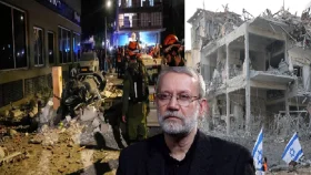 লারিজানিকে হত্যা, ইসরায়েলের ১০০ স্থাপনায় ইরানের হামলা