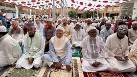 মিরপুরে ঈদের নামাজ আদায় করলেন জামায়াত আমির