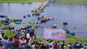 জামালপুরে ভাসমান সেতু ভেঙে ৩ শিশুর মৃত্যু, নিখোঁজ ২
