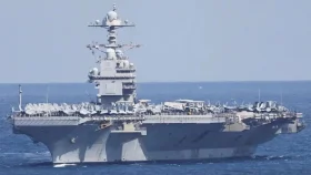 ইরান যুদ্ধ থেকে ফিরছে মার্কিন রণতরী গেরাল্ড ফোর্ড