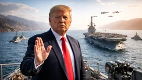 হরমুজ প্রণালি বন্ধ রেখেই যুদ্ধ শেষ করতে চান ট্রাম্প