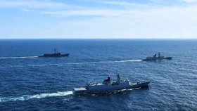 আরব সাগরে পাকিস্তান-চীনের নৌ মহড়া