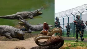 সীমান্তে নতুন আতংকের আভাস, নদীখালে সাপ কুমির ছাড়বে বিএসএফ