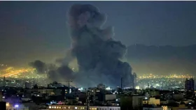 ইরানের রাজধানীর উত্তরে শক্তিশালী বিস্ফোরণ