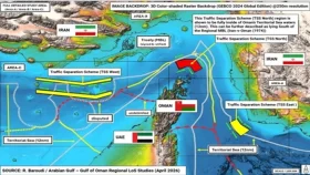 সামান্য ভুলে হরমুজ প্রণালির 'মৃত্যুঘূর্ণির ফাঁদে' পড়বে জাহাজ: আইআরজিসি&nbsp;