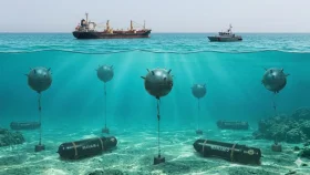 সমুদ্রে কীভাবে বসানো হয় মাইন?