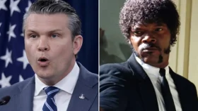 সিনেমার সংলাপকে বাইবেলের &lsquo;বাণী&rsquo; বলে বিতর্কে হেগসেথ