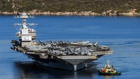 মধ্যপ্রাচ্যে ফিরলো বিশ্বের বৃহত্তম রণতরি জেরাল্ড ফোর্ড