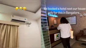 বাসায় গরমে অতিষ্ঠ হয়ে হোটেলে গিয়ে যা ঘটালেন নারী!