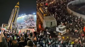 উত্তেজনা বাড়িয়ে তেহরানসহ ইরানের বিভিন্ন শহরে ক্ষেপণাস্ত্র প্রদর্শন