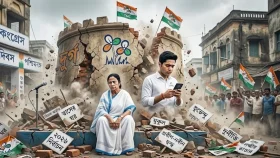 যেভাবে তাসের ঘরের মতো ভেঙে পড়লো মমতার দুর্গ