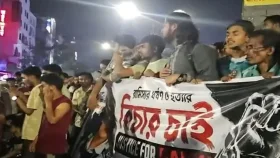 রামিসা হত্যার বিচার দাবিতে উত্তাল মিরপুর, মধ্যরাতে সড়ক অবরোধ