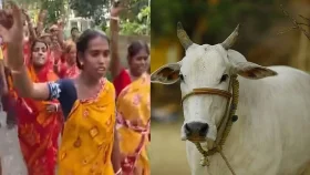 কোরবানির দাবিতে হিন্দু খামারিদের বিক্ষোভ