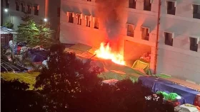 আবারো শাহজালাল বিমানবন্দরে কার্গো ভিলেজে আগুন
