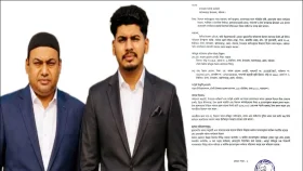 বরিশালে বাবা ছেলের বিরুদ্ধে প্রবাসে নিয়ে প্রতারণার অভিযোগ