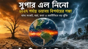 সুপার এল নিনোর প্রভাবে ২০২৭ পর্যন্ত বিশ্বজুড়ে ভয়াবহ জলবায়ু বিপর্যয়ের শঙ্কা